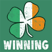 Irish Winning. Duh. Charlie Sheen.