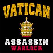 Vatican Assassin Warlock is Charlie Sheen!