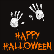 Happy Halloween Handprints Maternity Pregnancy Shirts