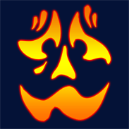 Sad Pumpkin Face Happy Halloween!