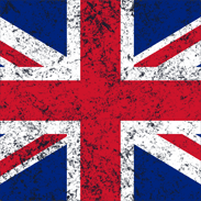 British Flag Grunge Retro Vintage