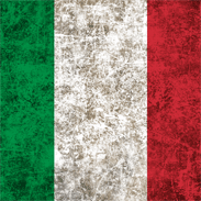 Italy Grunge Flag Retro Vintage
